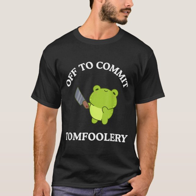 Camiseta Fora para cometer travessuras, frase engraçada, ad (Frente)