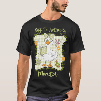 Camiseta Fora Para Monitorar Ativamente Dia de Teste Divert