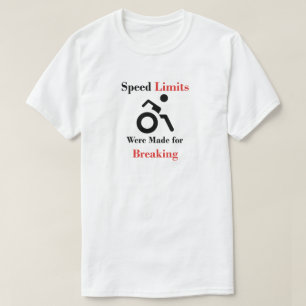 Camiseta Foram estabelecidos limites de velocidade para rup