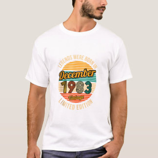 Camiseta foram nasceres em dezembro de 1983