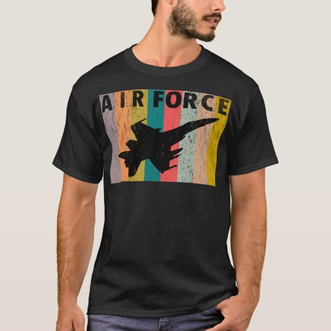 Camiseta força aérea cavando norman thelwell (Frente)