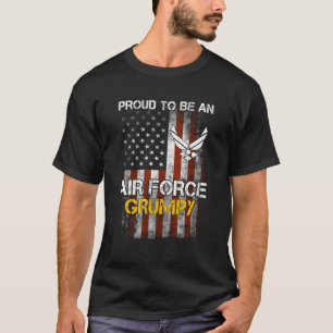 Camiseta Força Aérea Ordenada e Engraçada Bandeira Ameri