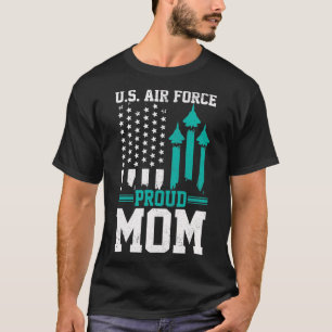 Camiseta Força Aérea Ororgulhosa Mãe USAF U