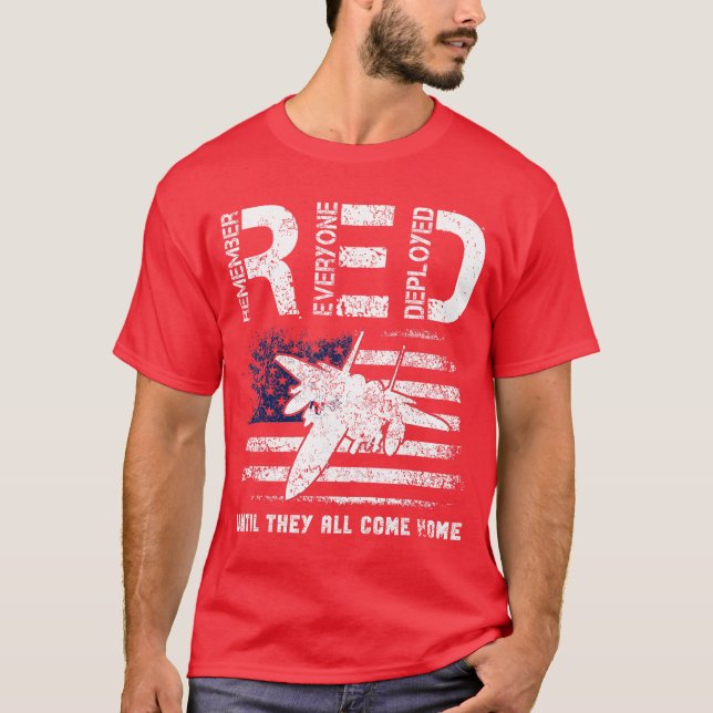 Camiseta Força Aérea USAF Bandeira dos EUA Veterano Sexta-f (Frente)