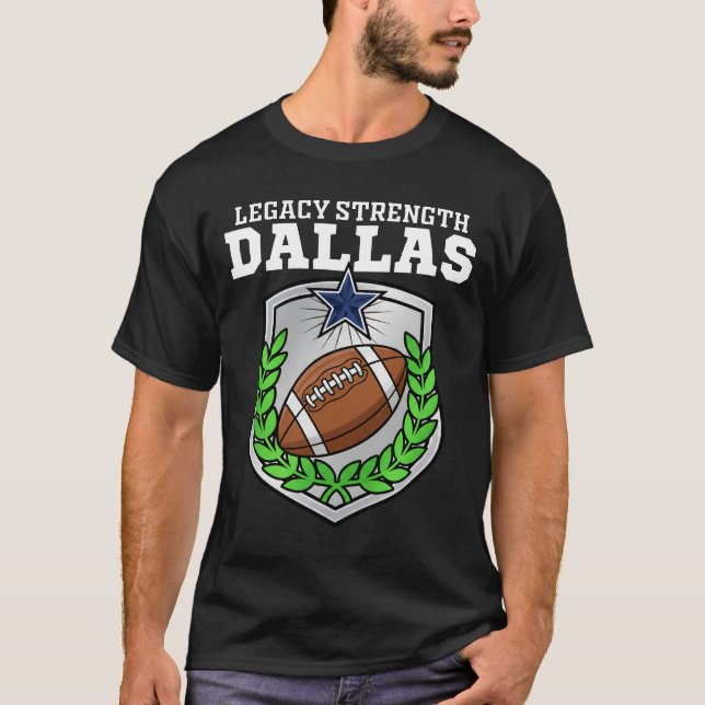 CAMISETA FORÇA DA LEGADO DE DALLAS - FUTEBOL DE TEXAS (Frente)