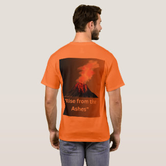 Camiseta Força da Natureza - Arte de Magma de Vulcão Erupci