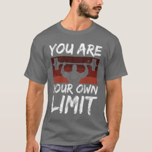 Camiseta Força de Bombeamento Esportes Diga Seu Limite Ment