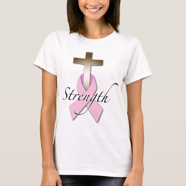 Camiseta força de consciência do Cancer (Frente)