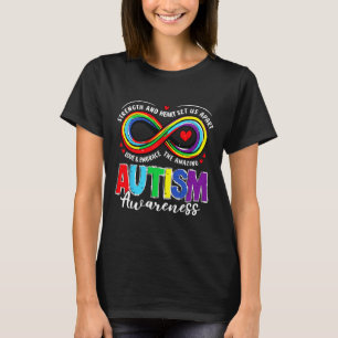 Camiseta Força De Sensibilização Autismo E Coração Nos Sepa