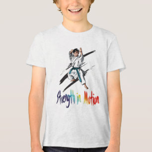 Camiseta "Força dinâmica em todos os movimentos"