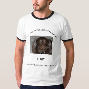 Camiseta Força do Bebê Peludo e Gráfico de Sobrevivência