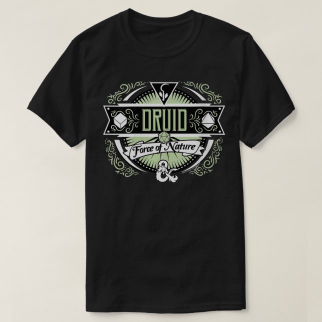 Camiseta Força Druida Da Natureza VN (Frente do Design)