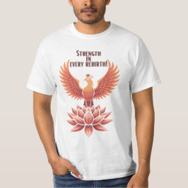 Camiseta Força em cada renascimento - Enfermeira Phoenix Ca