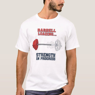 Camiseta Força em Progresso | Carga de Barra de Fitness