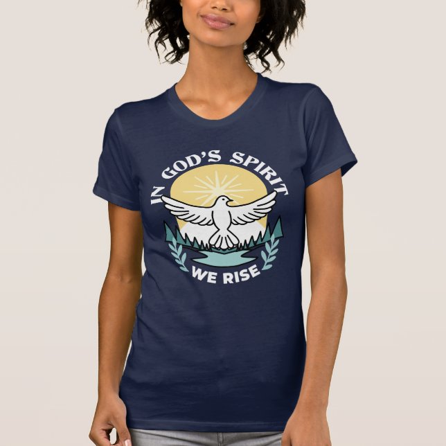 Camiseta Força Espiritual em Deus - Assustador do Cristão (Frente)
