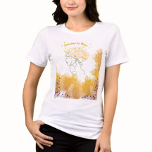 Camiseta Força Feminina - Coroada pela Graça
