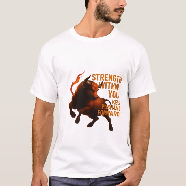 CAMISETA FORÇA INTERIOR VOCÊ CONTINUA AVANÇANDO (Frente)