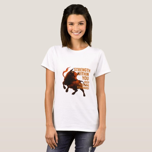 CAMISETA FORÇA INTERIOR VOCÊ CONTINUA AVANÇANDO (Frente Completa)