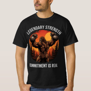 Camiseta Força Lendária Compromisso é Real   Vida de Academ