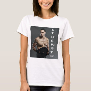 Camiseta Força Muscular Peso do Elevador