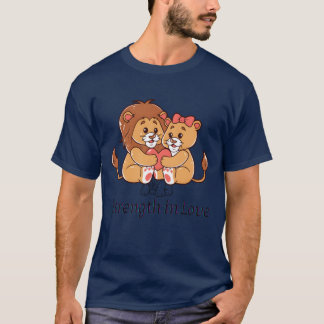 Camiseta Força no Amor menino