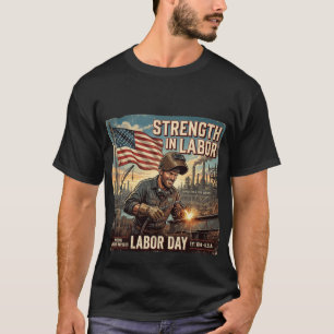 Camiseta Força no Trabalho - Tributo ao Trabalhador America