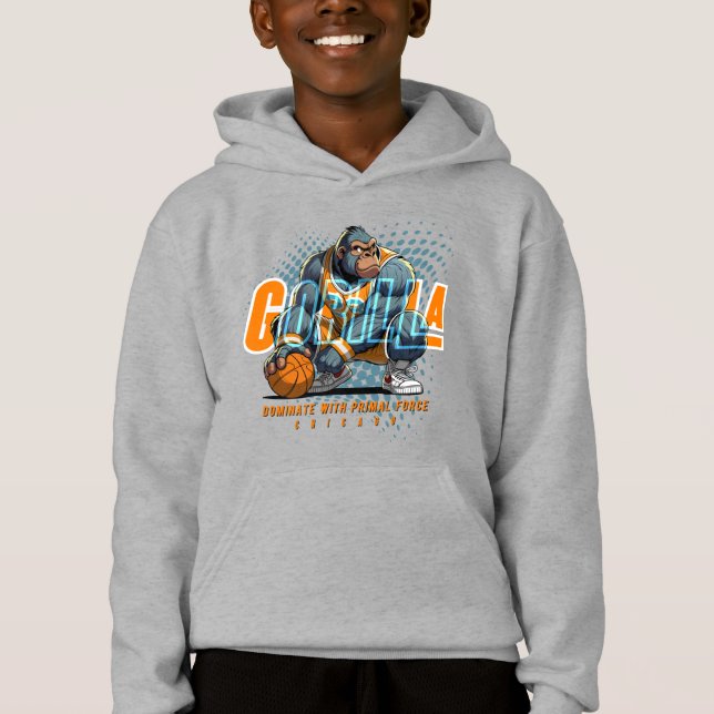 Camiseta Força Primária do Basquete | Crianças (Frente)