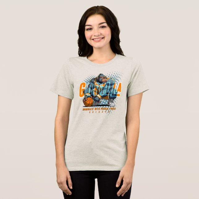 Camiseta Força Primária do Basquete | Mulheres (Frente Completa)