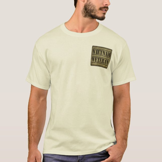 Camiseta Forças armadas do veterano de Vietnam (Frente)