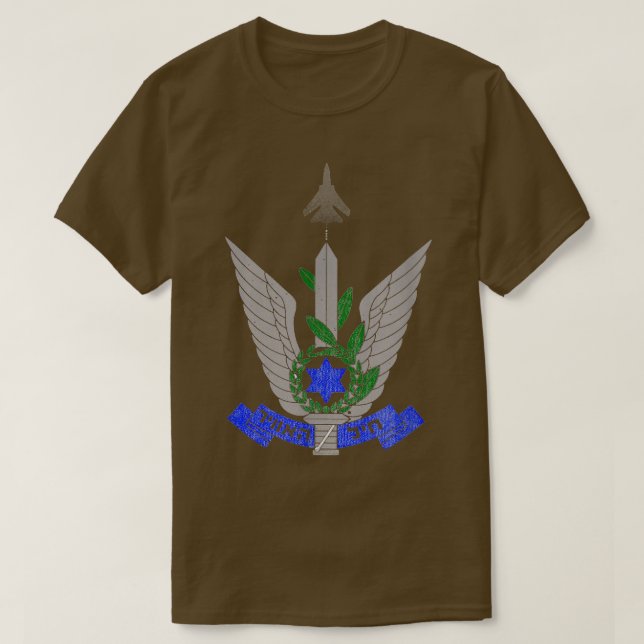 Camiseta Forças de Defesa Israelitas da Força Aérea Israeli (Frente do Design)