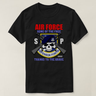 Camiseta Forças de Segurança da USAF - Veterano da Polícia 
