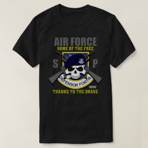 Camiseta Forças de Segurança da USAF - Veterano da Polícia