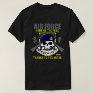 Camiseta Forças de Segurança da USAF - Veterano da Polícia 