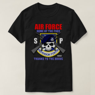 Camiseta Forças de Segurança da USAF - Veterano da Polícia