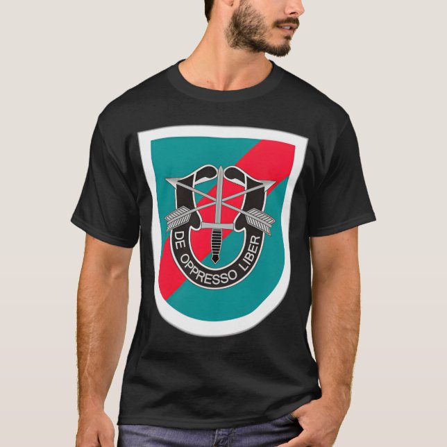 Camiseta Forças Especiais Americanas de 20 das Forças Espec (Frente)
