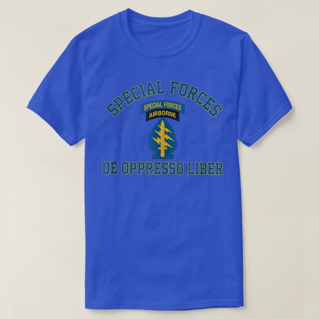 Camiseta Forças Especiais do Exército - Berete Verde (Frente do Design)