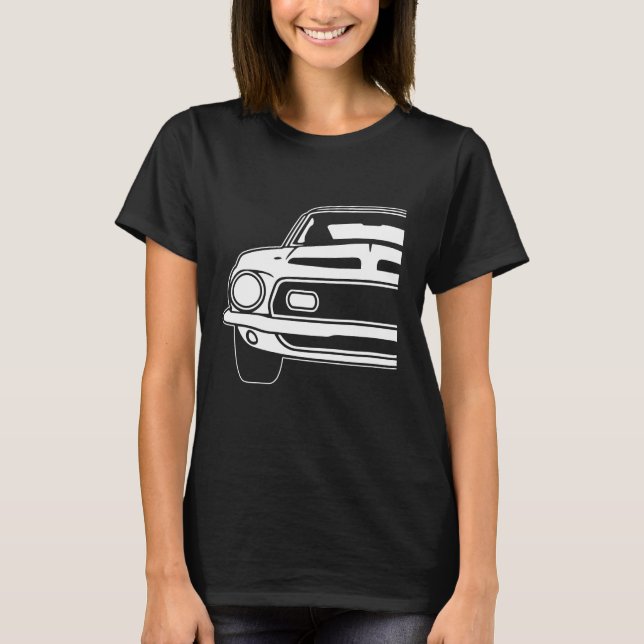Camiseta Ford Mustang 1967 - 1968 Gt500 1 (Frente)