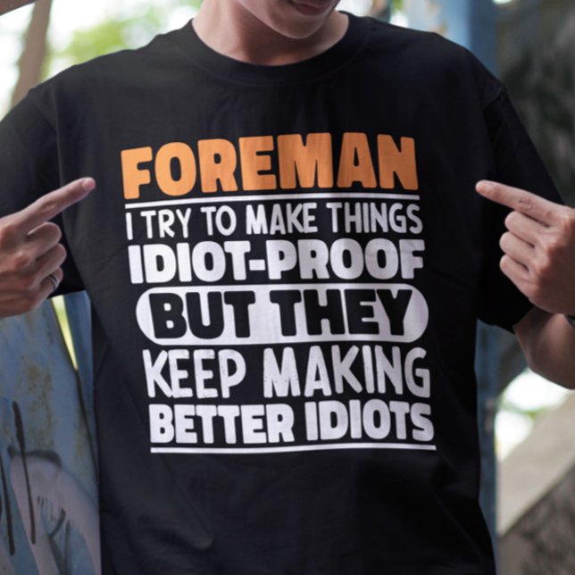 Camiseta Foreman Tento Fazer Coisas Engraçadas Ditos Forema (Criador carregado)