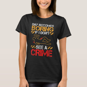 Camiseta Forense Investigador Forense de Psicologia