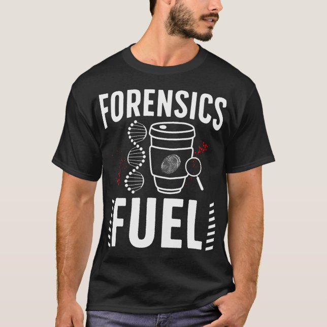 Camiseta Forensic Investigation Coffee Forensic Science Inv (Frente)
