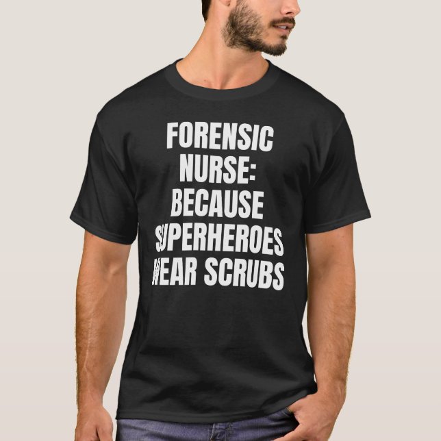 Camiseta Forensic nurse (Frente)