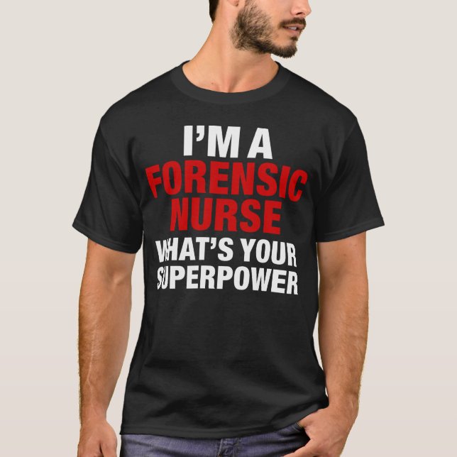 Camiseta Forensic nurse (Frente)