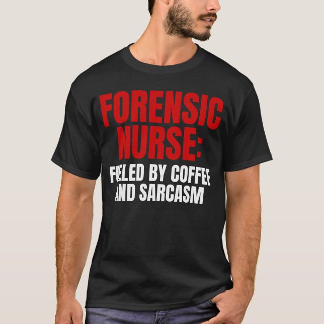 Camiseta Forensic nurse (Frente)