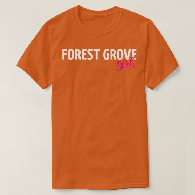 Camiseta Forest Grove Girl (Frente do Design)