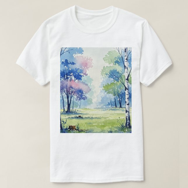 Camiseta Forest landscape (Frente do Design)
