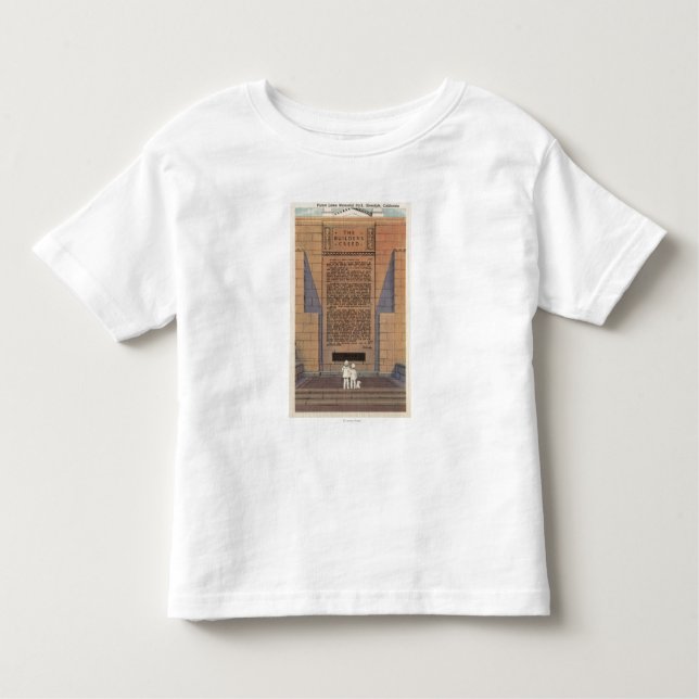 Camiseta Forest Lawn Memorial Park, o credo do construtor (Frente)