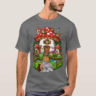 Camiseta Forest Magic Mushroom House
