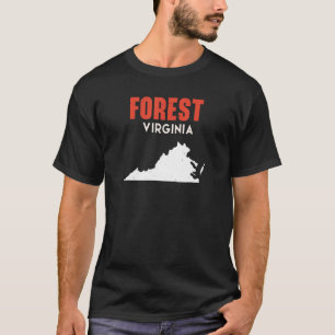 Camiseta Forest Virginia EUA Estado América Viagem Virginia