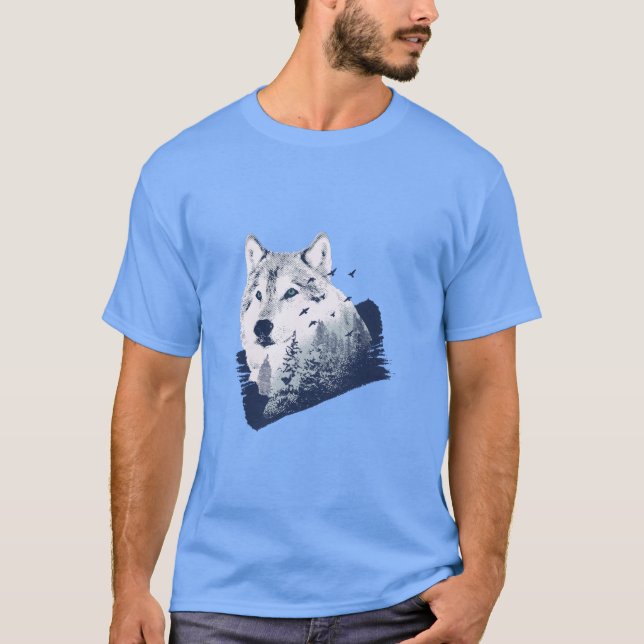 Camiseta Forest Wolf (Frente)