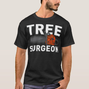 Camiseta Foresteira Florestal Chainsaw Lumberjack tem um cr